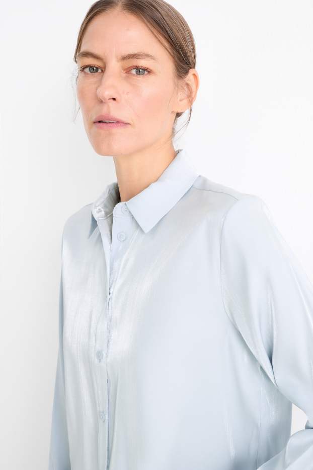 Dames - Blouse - lichtblauw