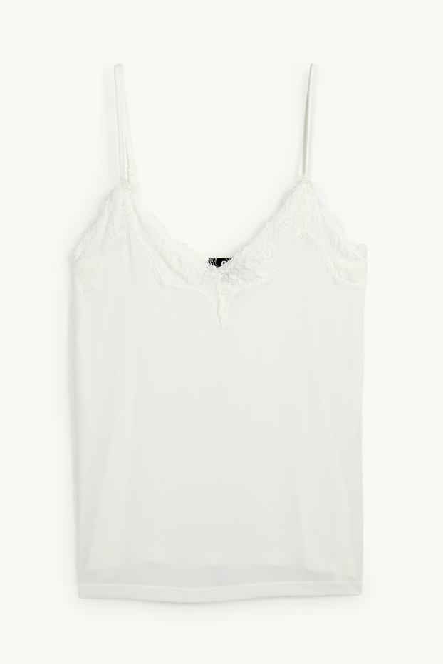 Dona - Samarreta sense mànigues - blanc trencat