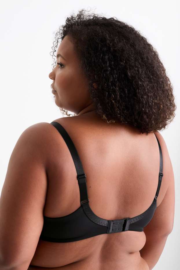 Femei - Sutien minimizer cu armătură - negru