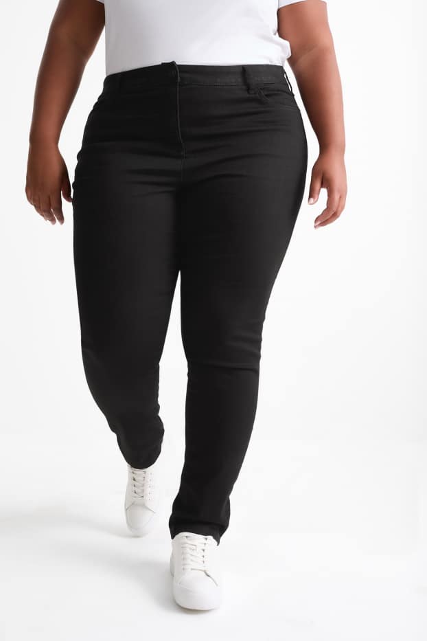 Dona - Slim jeans - mid waist  - negre