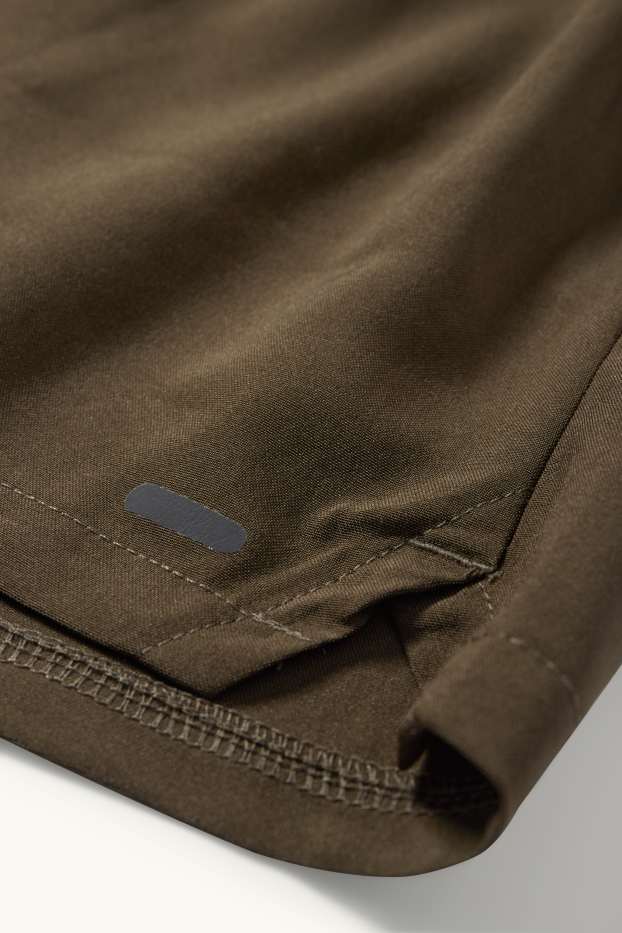 Hommes - Short de sport - vert foncé