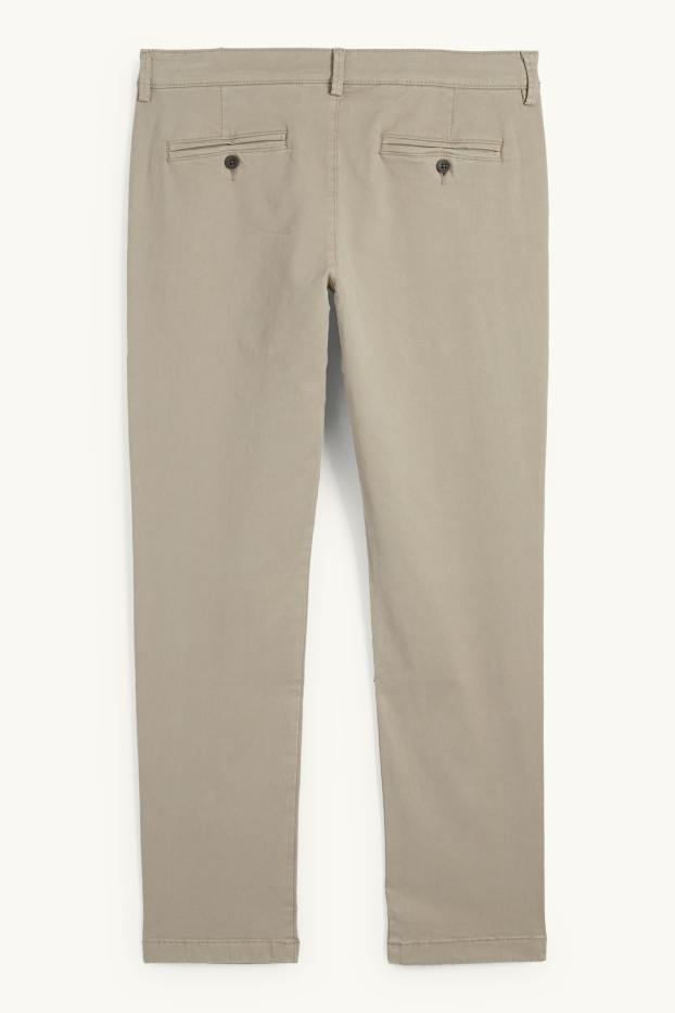 Herren - Chino - Slim Fit - Flex - taupe