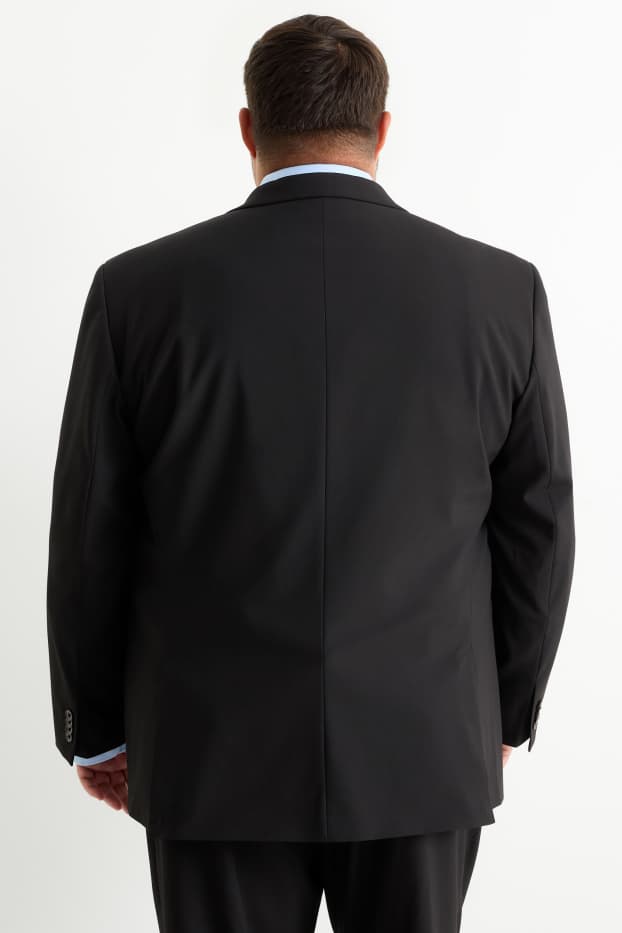 Hommes - Veste de costume - regular fit - Flex - 4 Way Stretch - noir