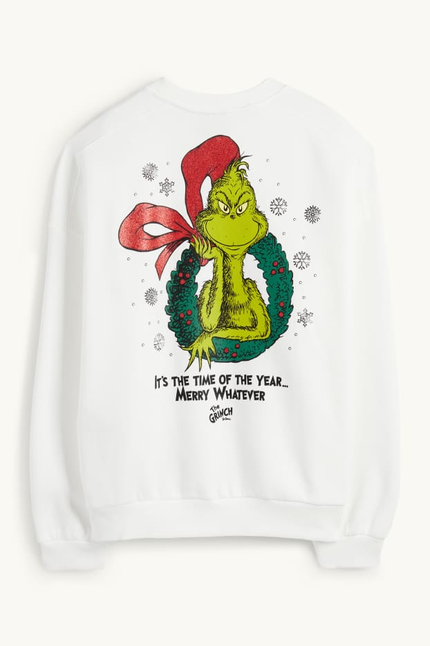 Damen - Sweatshirt - Der Grinch - cremeweiss