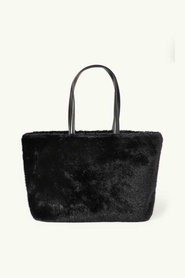 Damen - Großer Shopper - schwarz