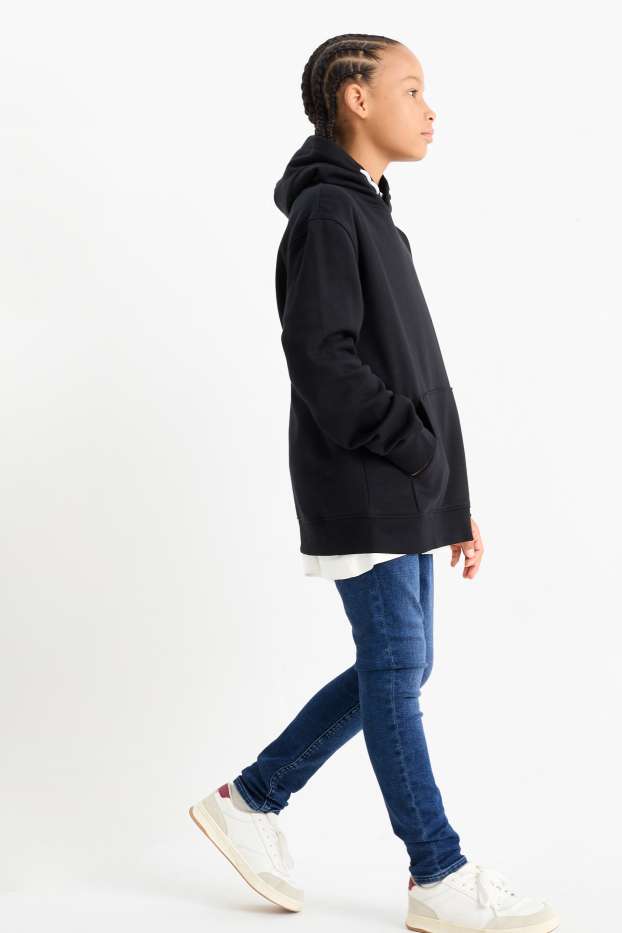 Nen - Paquet de 2 - skinny jeans - cinturilla extraestreta - texà blau fosc