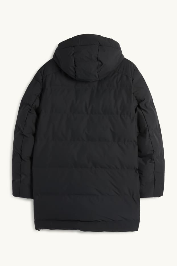 Heren - Parka met capuchon - winter - waterafstotend - zwart