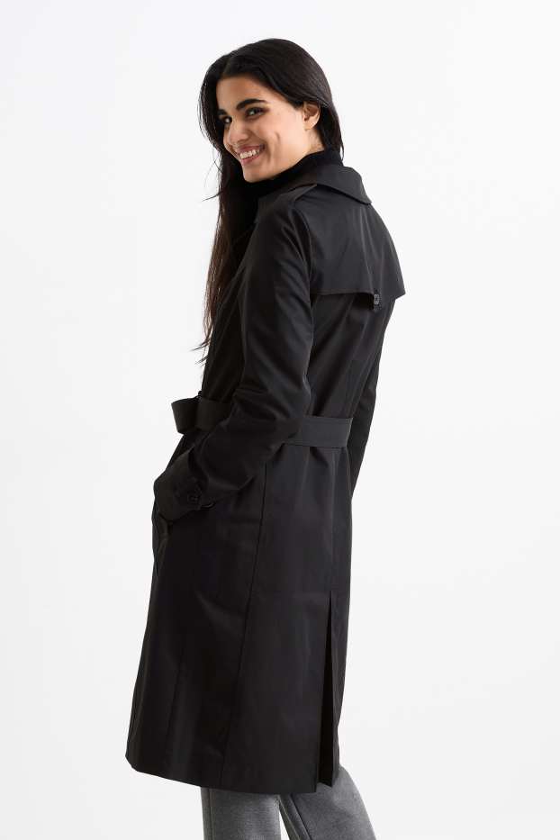 Femmes - Trench - déperlante - noir