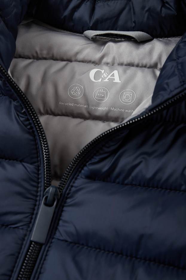 Donna - Gilet trapuntato - blu scuro