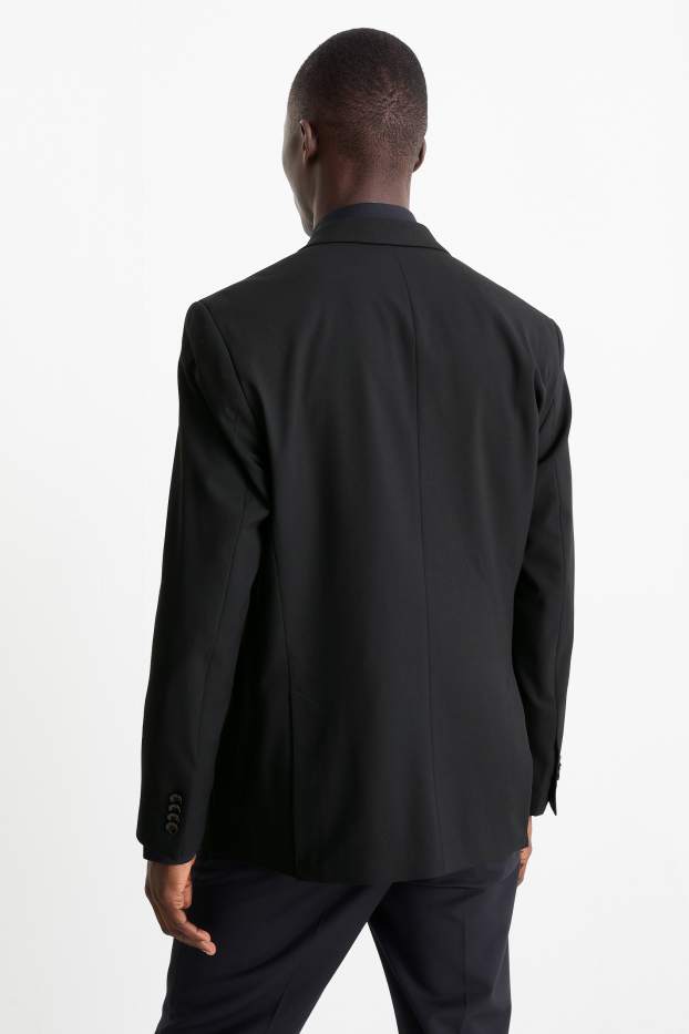 Herren - Baukasten-Sakko - Regular Fit - Flex - LYCRA® - Mix & Match - schwarz