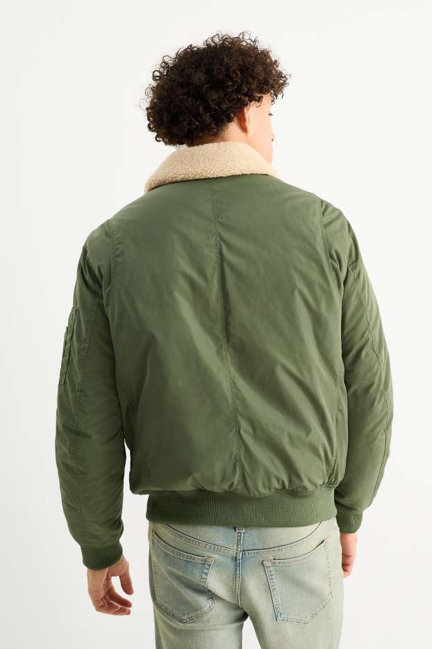 Home - Jaqueta bomber - verd