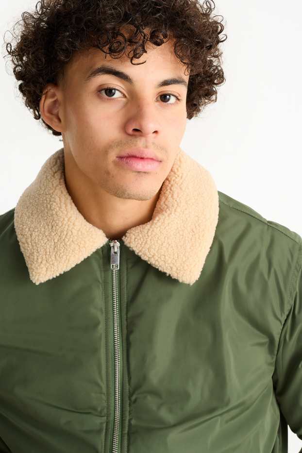 Home - Jaqueta bomber - verd