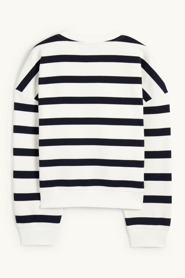 Dona - Dessuadora - de ratlles - blau/blanc