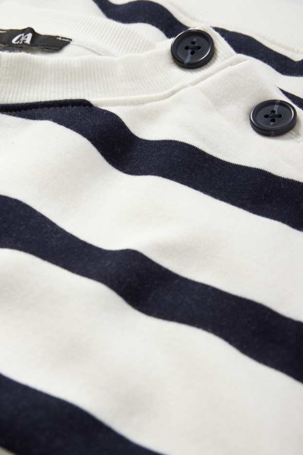 Dona - Dessuadora - de ratlles - blau/blanc