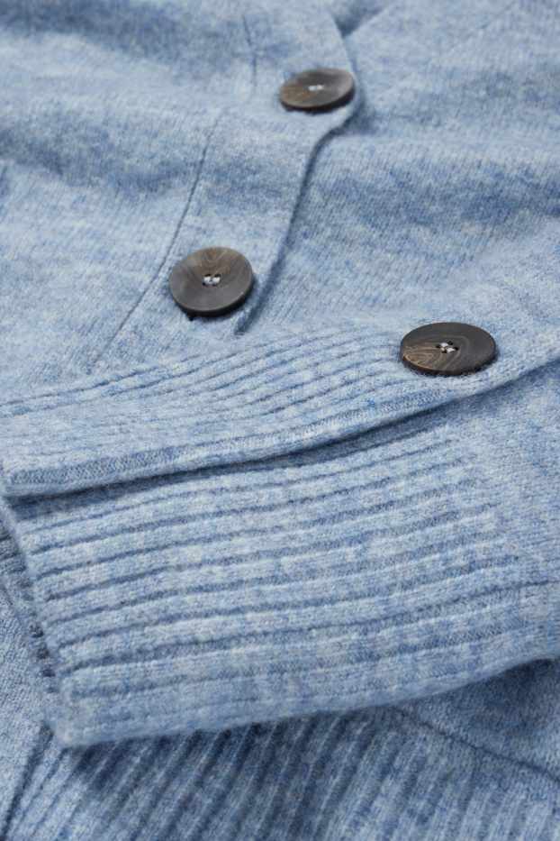 Damen - Strickjacke - hellblau