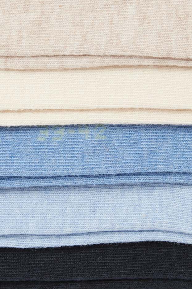 Damen - Multipack 5er - Sneakersocken - blau