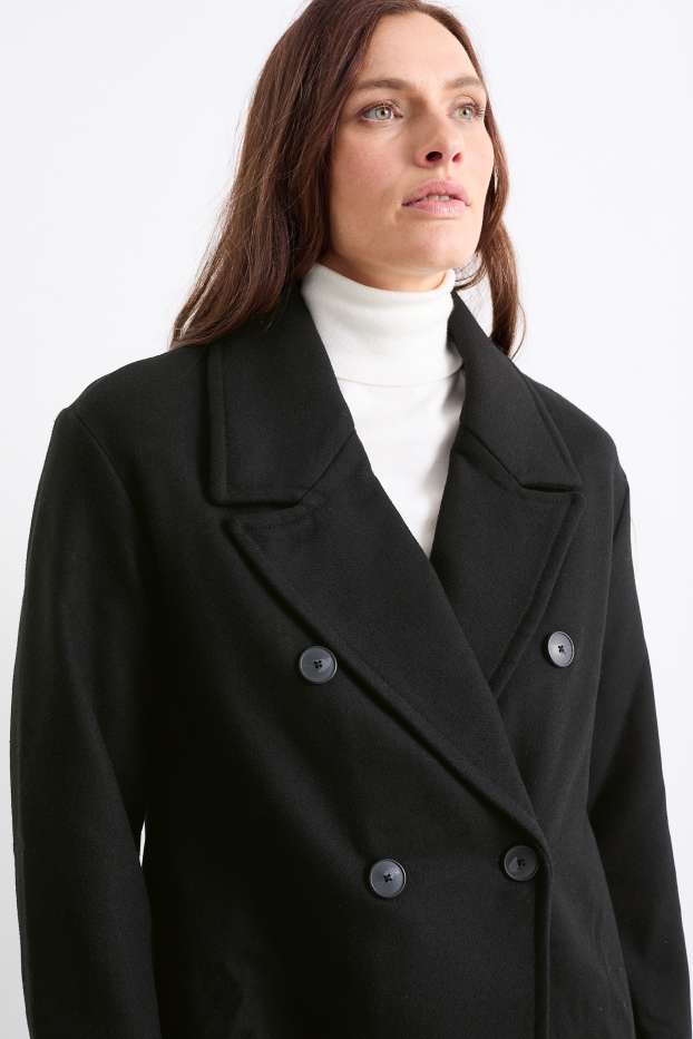 Damen - Mantel - schwarz