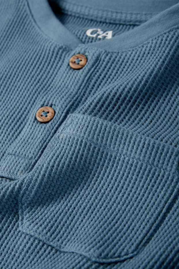 Enfants garçons - Haut à manches longues - bleu