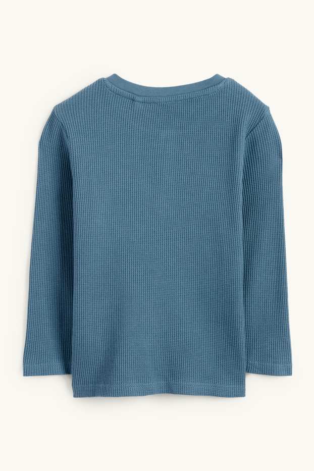 Enfants garçons - Haut à manches longues - bleu
