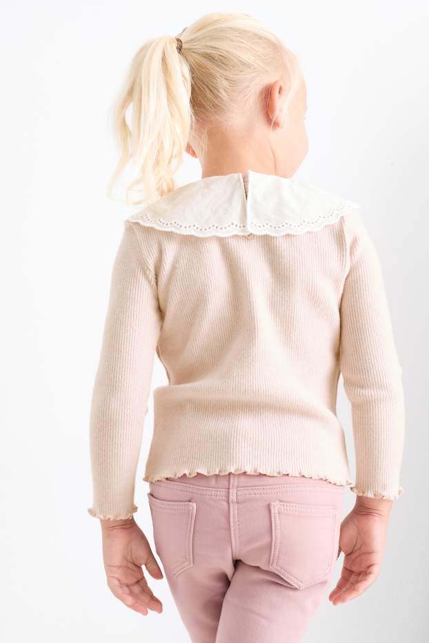 Copii - Fete - Tricou cu mânecă lungă - roz