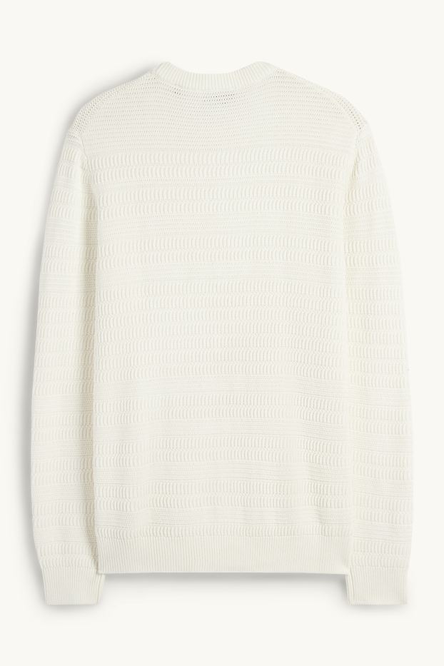 Home - Jersei - texturat - blanc