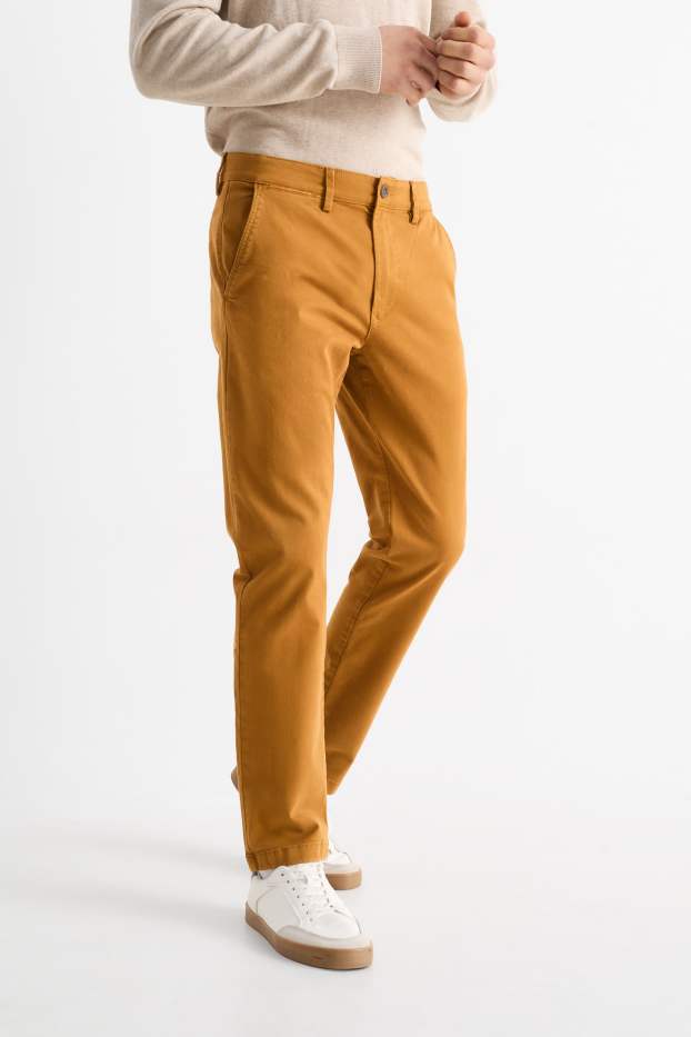 Herren - Chino - Slim Fit - Flex - havanna