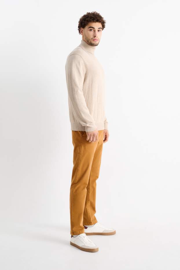 Herren - Chino - Slim Fit - Flex - havanna