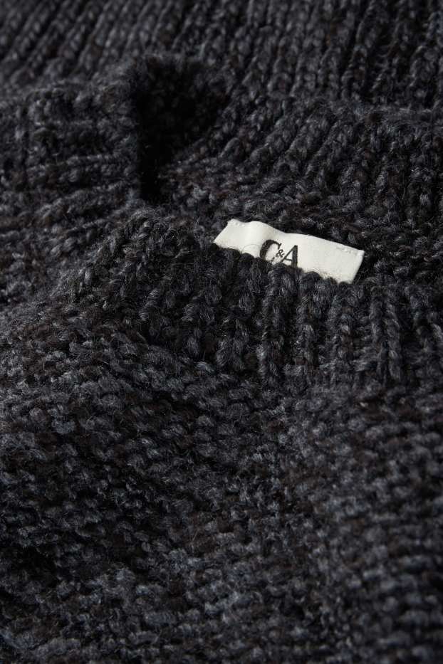 Dona - Jersei crop - estructurat - negre