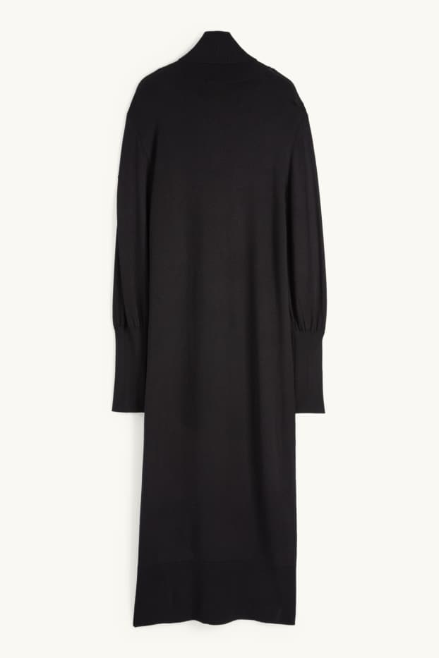 Donna - Vestito in maglia - nero