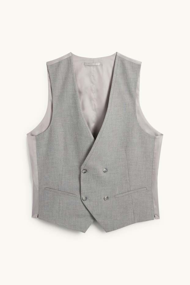 Bărbați - Vestă modulară - slim fit - Flex  - gri