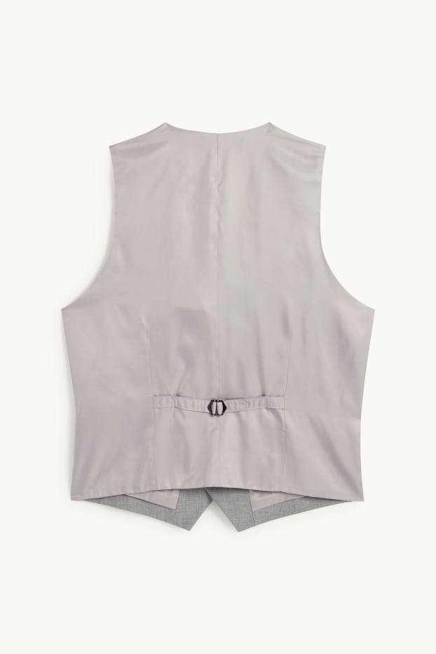 Bărbați - Vestă modulară - slim fit - Flex  - gri