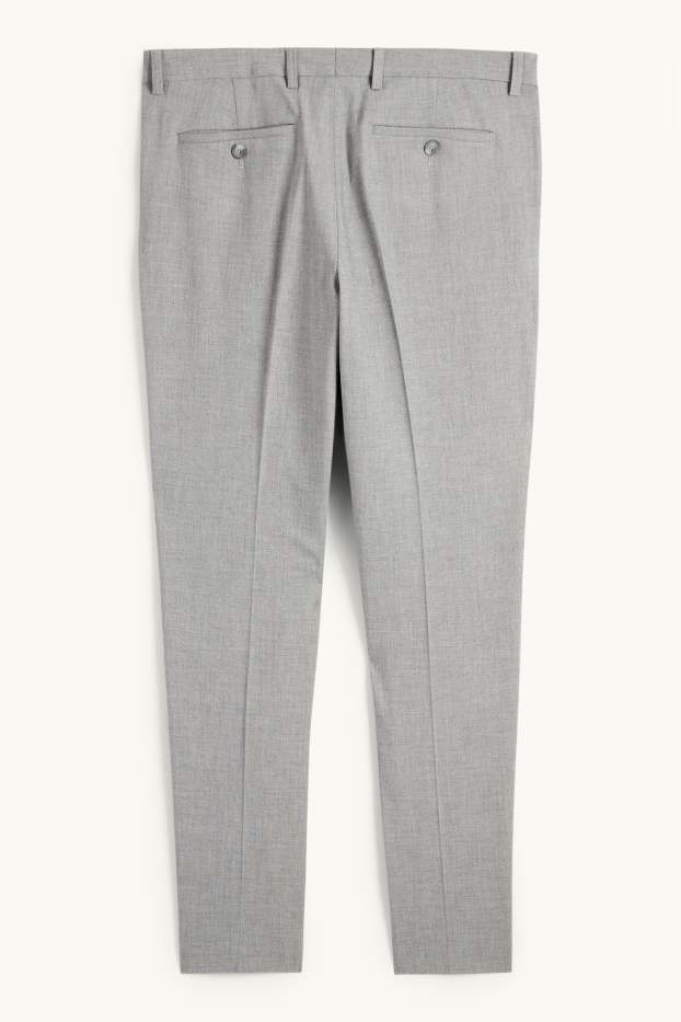 Heren - Broek uit het combi-systeem - slim fit - fFlex - grijs
