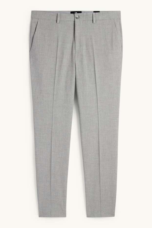 Heren - Broek uit het combi-systeem - slim fit - fFlex - grijs