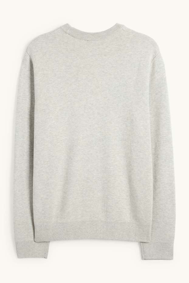 Hommes - Pull - gris clair