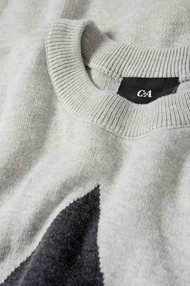 Hommes - Pull - gris clair