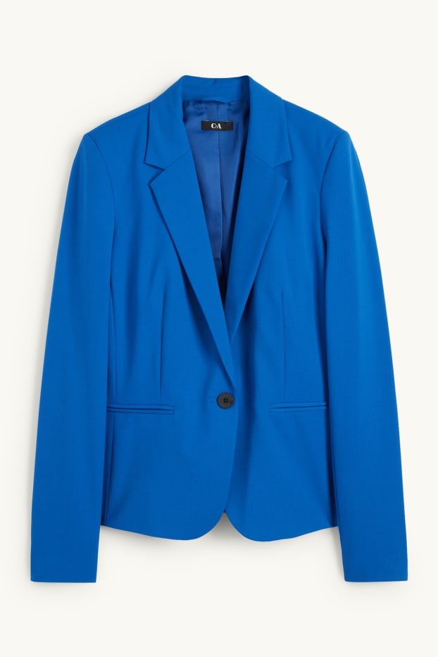 Femmes - Blazer de bureau - cintré - bleu