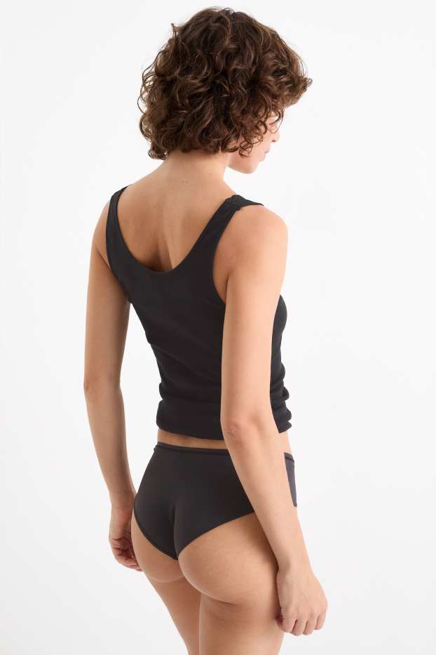 Donna - Confezione da 3 - coulotte - nero