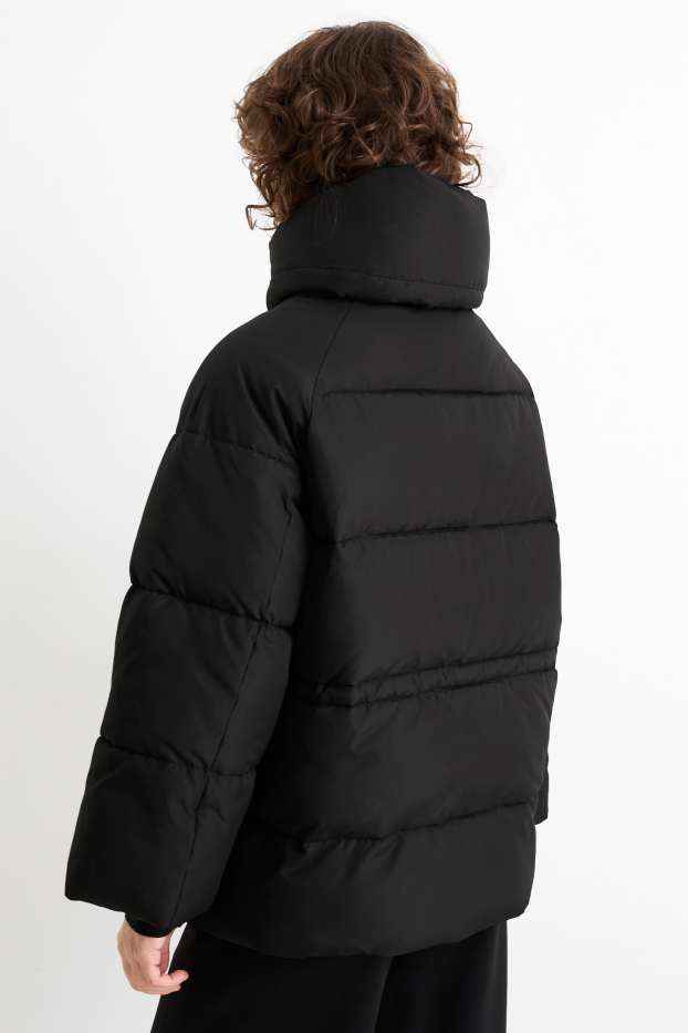Women - Quilted jacket - black