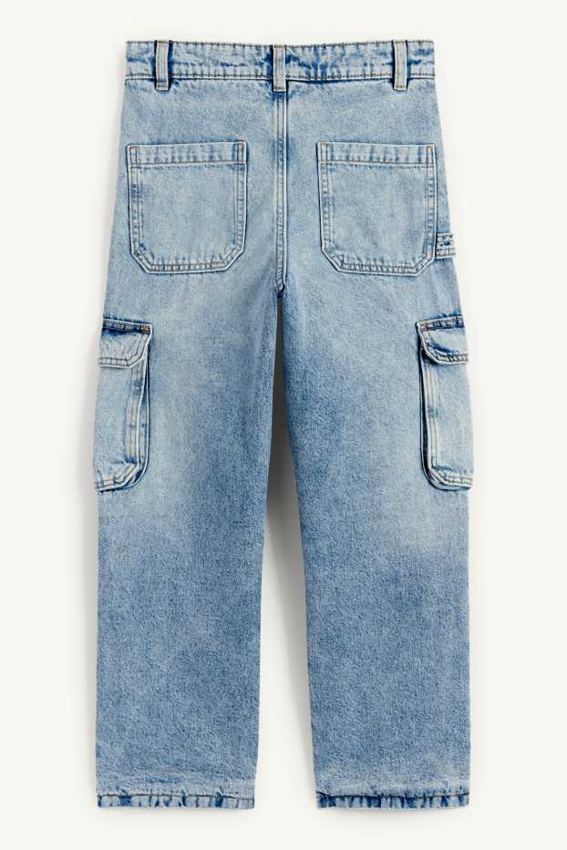 Enfants garçons - Cargo jean - jean bleu clair