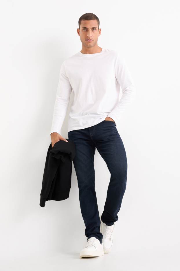 Hommes - Slim jean - Flex jog denim - LYCRA® - jean bleu foncé