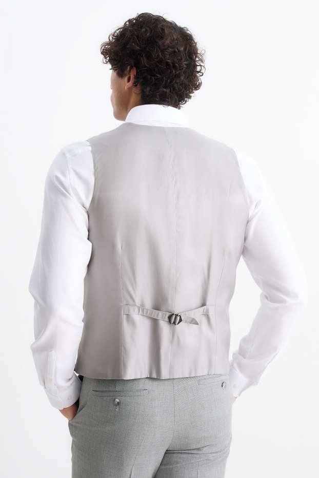Bărbați - Vestă modulară - slim fit - Flex  - gri