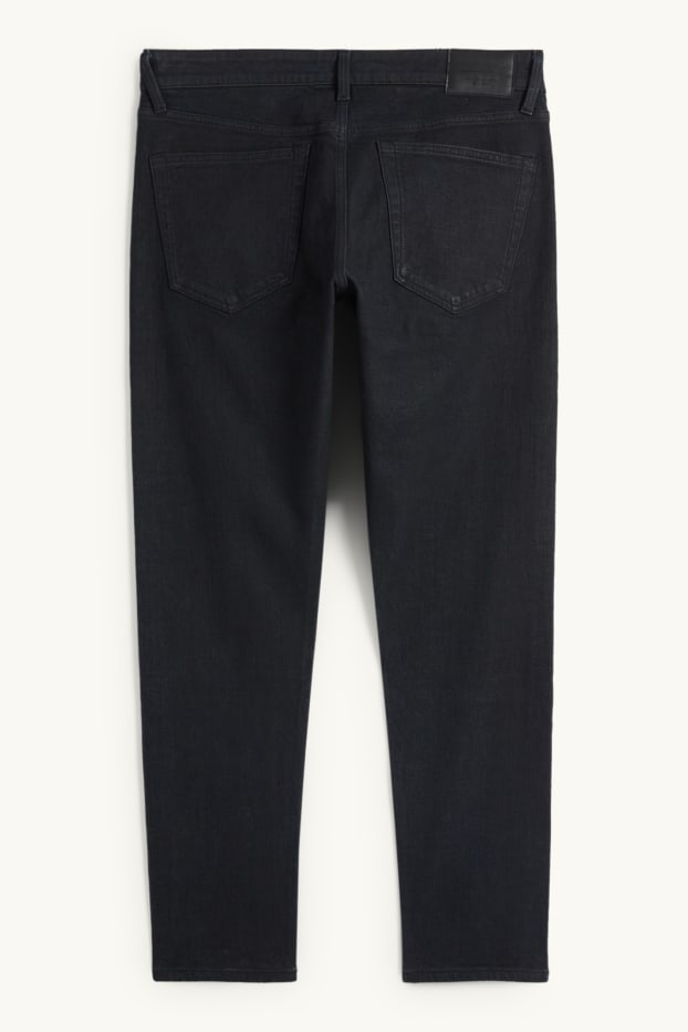 Pánské - Slim tapered jeans - džíny - tmavošedé