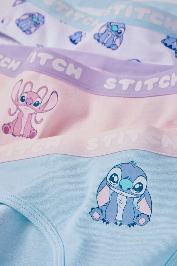 Nena - Paquet de 3 - Lilo & Stitch - calces - blau clar