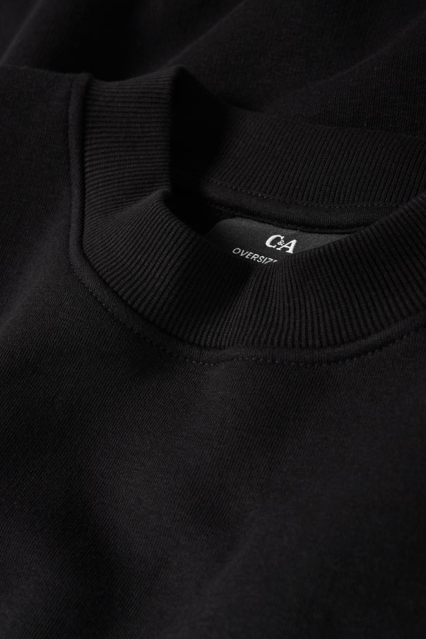 Herren - Oversized-Sweatshirt - schwarz