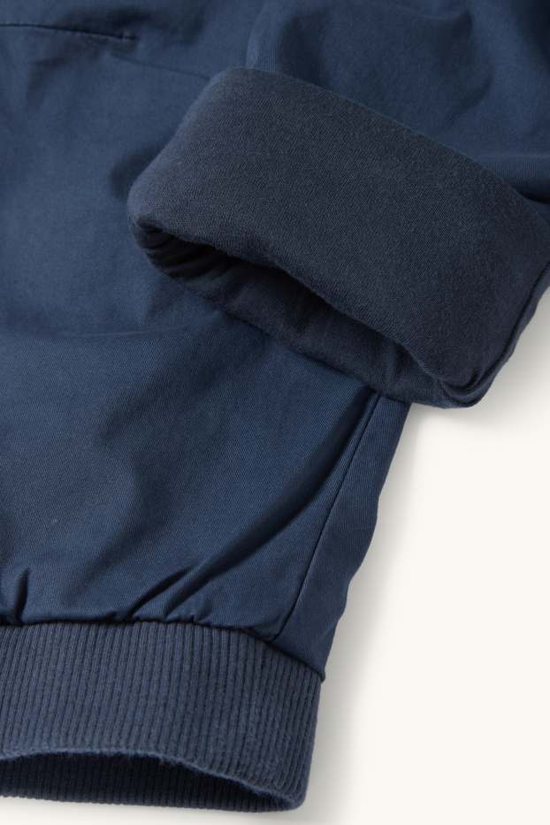 Kinder Jungen - Thermo-Cargohose - dunkelblau