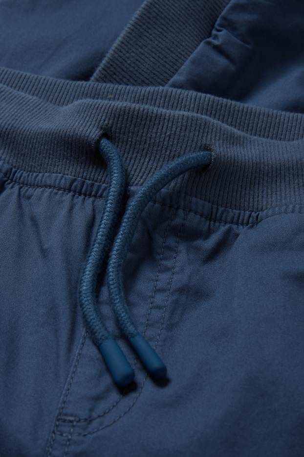 Kinder Jungen - Thermo-Cargohose - dunkelblau