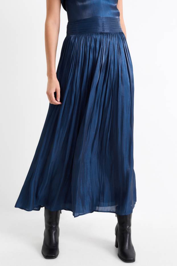 Women - Skirt - dark blue