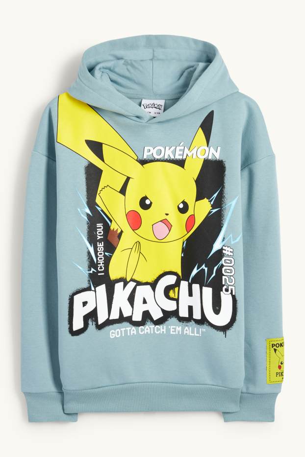 Copii - Băieți - Pokémon - Pikachu - hanorac - albastru