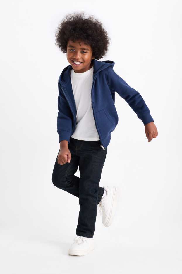 Bambini - Confezione da 2 - straight jeans - jeans termici - blu scuro / grigio