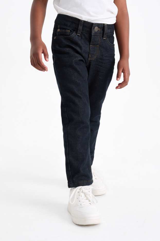 Bambini - Confezione da 2 - straight jeans - jeans termici - blu scuro / grigio